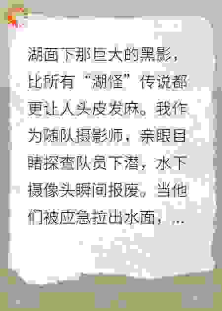 喀纳斯湖诡影，我拍到了神明坠落的真相